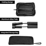 Portable Stool, Foldable Camping Stool, Zip Packed Stool Convenient for Travel/Hike/Wait in Line