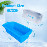 2pc  Large Ice Molds for Ice Bath,Water Chiller for Cold Plunge,Silicone Ice Cube Molds for Cold Plunge Accessories, Freezer Molds In Australia - Darrahopens