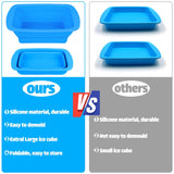 2pc  Extra Large Ice Block Mold Silicone Ice Cube Molds Reusable Ice Cube Tray Foldable Big Ice Bath Cubes Molds Ice Makers In Australia - Darrahopens