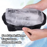 2pc Extra Large Ice Block Mold,Large Ice Molds for Ice Bath,Silicone Ice Cube Molds for Cold Plunge Or Coolers