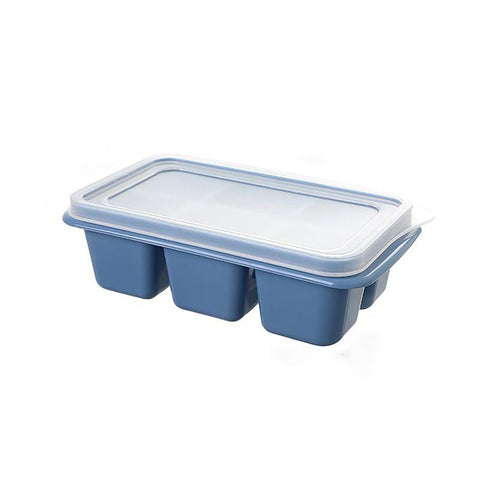 3pc  Large Ice Cube Tray,Silicone Freezer Container,Freeze & Store Soup, Sauce, Broth,Leftovers - Makes Perfect  Cup