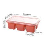 3pc  Large Ice Cube Tray,Silicone Freezer Container,Freeze & Store Soup, Sauce, Broth,Leftovers - Makes Perfect  Cup