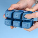 3pc  Large Ice Cube Tray,Silicone Freezer Container,Freeze & Store Soup, Sauce, Broth,Leftovers - Makes Perfect  Cup