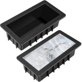 2 pc  Extra Large Silicone Ice Block Mold -Reusable Steel Reinforced Silicone Molds, Big Ice Cube Molds, Ice Bath Chiller