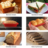 2pc  Silicone Bread and Loaf Pans  - Nonstick Silicone Baking Mold for Homemade Loaf, Bread and Meatloaf In Australia - Darrahopens