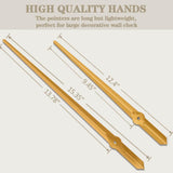 3pc Wall Clock Hands Clock Pointer Repair Replacement Part  Pointer clock pointer high torque movement