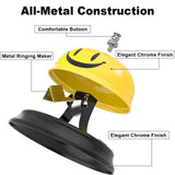 2pcCall Bell, Service Bell Dinner Desk Bell for The  Kitchen Restaurant Bar Hotel Schools (2 Pack, Yellow)
