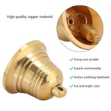 Copper Feng Shui Bell Good Luck Protection Bell Wealth Safe Peace Lucky Ornament Buddhist Supplies Aeolian Bell