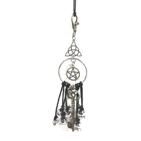 Witch Bells for Door Witchcraft Bells Supplies Wiccan Decor Altar Bell Antique Magic Keys Witchy Wicca Home Protection In Australia - Darrahopens