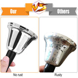 2 pc Hand Bell,  Ringing Bell with Handle, Dinner Bells for Inside Classroom Bell, for Food Line, Alarm, Jingles, Ringing (Silver) In Australia - Darrahopens