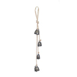 3pc Iron Wrought Bell Chime Handmade Brass Finish Wall Hanging Rope Bell In Australia - Darrahopens
