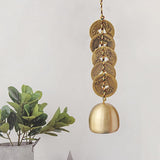 Bell Hanging Bell Good Luck Bell Chinese Feng Shui Bell with Coins for Wealth and Healthy Home Hanging Pendant Wind Chime In Australia - Darrahopens