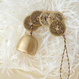 Bell Hanging Bell Good Luck Bell Chinese Feng Shui Bell with Coins for Wealth and Healthy Home Hanging Pendant Wind Chime In Australia - Darrahopens