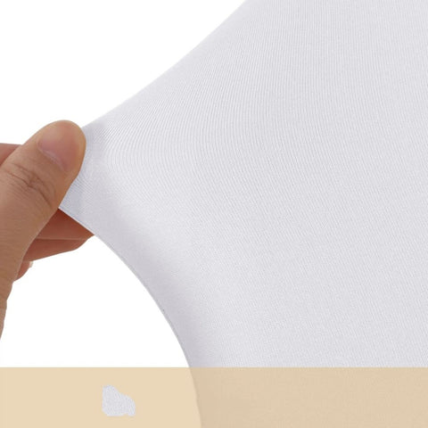 White Chair Covers for Party Folding Chair - Universal Fitted Chair Slipcovers Protector for Wedding, Banquet, Celebration In Australia - Darrahopens