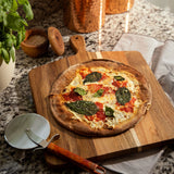 Chopping Board with Handle for Meat, Cheese Board, Vegetables, Bread, and Charcuterie - Decorative Wooden Serving Board In Australia - Darrahopens