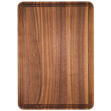 Small Walnut Wood Cutting Board for Kitchen with Juice Groove Handles Non-slip Mats Thick Reversible Butcher Block Chopping Board In Australia - Darrahopens