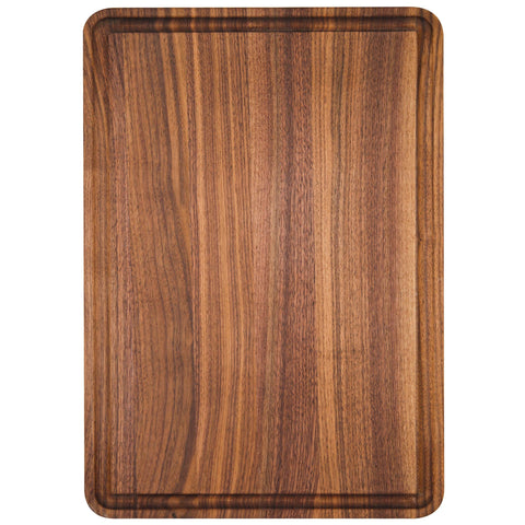 Small Walnut Wood Cutting Board for Kitchen with Juice Groove Handles Non-slip Mats Thick Reversible Butcher Block Chopping Board In Australia - Darrahopens