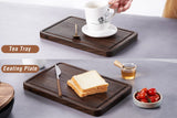 Small Walnut Wood Cutting Board for Kitchen with Juice Groove Handles Non-slip Mats Thick Reversible Butcher Block Chopping Board In Australia - Darrahopens
