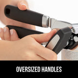 The Original Heavy Duty Stainless Steel Smooth Edge Manual Hand Held Can Opener With Soft Touch Handle
