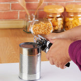 Handheld Strongest Heaviest Duty, Manual Can Opener Ergonomic Designed Comfort Grips, Sharp Cutting Wheel for Smooth Edge Cut