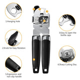 Handheld Strongest Heaviest Duty, Manual Can Opener Ergonomic Designed Comfort Grips, Sharp Cutting Wheel for Smooth Edge Cut In Australia - Darrahopens
