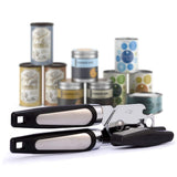 Handheld Strongest Heaviest Duty, Manual Can Opener Ergonomic Designed Comfort Grips, Sharp Cutting Wheel for Smooth Edge Cut