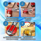 2pcs Adjustable Jar & Bottle Opener, Adjustable Multifunctional Stainless Steel Can Opener Jar Lid Gripper, Manual Jar  Opener In Australia - Darrahopens