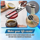 2pcs Adjustable Jar & Bottle Opener, Adjustable Multifunctional Stainless Steel Can Opener Jar Lid Gripper, Manual Jar  Opener In Australia - Darrahopens