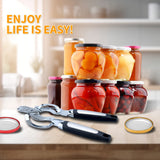 Multi Jar Opener for Weak Hands, Stainless Steel Jar Lid Opener, Beer Bottle Opener for Arthritic Hands, Seniors with Arthritis In Australia - Darrahopens