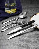 6pc Silverware Set with Steak Knives, Heavy Duty Stainless Steel Flatware Set , Food-Grade Tableware Cutlery Set, Utensil Sets In Australia - Darrahopens