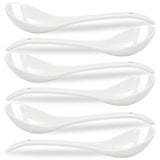 6pc Soup Spoons , Ultra-fine Porcelain Tablespoon, Kitchen Soup Spoons for Cereal, Small Spoons for Ramen Pho