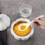 6pc Soup Spoons , Ultra-fine Porcelain Tablespoon, Kitchen Soup Spoons for Cereal, Small Spoons for Ramen Pho