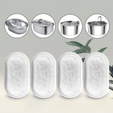 Cat Water Fountain Filters for  Stainless Steel Pet Water Dispenser Fountain Filter Replacement with Sponges ( Filters& Sponges) In Australia - Darrahopens