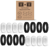 Cat Water Fountain Filters for  Stainless Steel Pet Water Dispenser Fountain Filter Replacement with Sponges ( Filters& Sponges) In Australia - Darrahopens