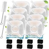 Fountain Replacement Filters Compatible with Automatic Dog Water Dispenser( Carbon Filters Pre-Filter Sponges Cleaning Brushes) In Australia - Darrahopens