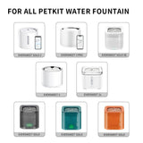 Upgraded Filter Units for Pet Water Fountains , Replacement Filters  Replacement Filter Units and Foam for  Pet Water Fountains