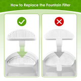 Pack Replacement Filters & Pack Replacement Filter Sponges for  Automatic Pet Fountain Cat Water Fountain Cat Water Dispenser In Australia - Darrahopens
