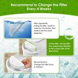 Pack Replacement Filters & Pack Replacement Filter Sponges for  Automatic Pet Fountain Cat Water Fountain Cat Water Dispenser