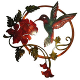 3pc Round metal bird wall art decor, suitable for home garden living room and porch party art decoration-Yellow In Australia - Darrahopens