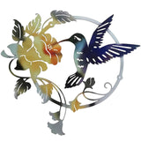 3pc Round metal bird wall art decor, suitable for home garden living room and porch party art decoration-Yellow In Australia - Darrahopens