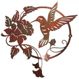 3pc Round metal bird wall art decor, suitable for home garden living room and porch party art decoration-Yellow In Australia - Darrahopens