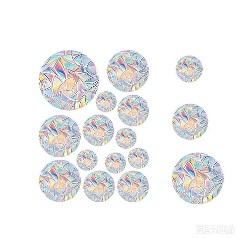 Anti-Collision Window Decals, Rainbow Stickers Circle Window Clings -to Save Birds from Window Collisions,Non Adhesive Prismatic In Australia - Darrahopens