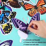 Colorful Butterfly Window Clings Double-Sided Anti-Collision Window Decals to Prevent Bird Strikes on Window Glass Non-Adhesive In Australia - Darrahopens