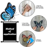 Colorful Butterfly Window Clings Double-Sided Anti-Collision Window Decals to Prevent Bird Strikes on Window Glass Non-Adhesive In Australia - Darrahopens
