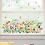 2pc Spring Window Clings Spring Decoration Summer Window Cling Double-Sided Reusable Anti-Collision Peel and Stick Removable In Australia - Darrahopens