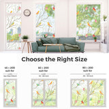 Stained Glass Window Film Non-Adhesive Static Cling Bird Frosted Glass Window Film Heat Control Window Stickers In Australia - Darrahopens
