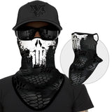 5pc Neck Gaiter Face Mask with Ear Loops Bandana Face Mask Scarf Face Cover for Men Women