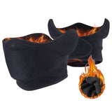 2pc Neck Gaiter Motorcycle Face Mask Half Masks Windproof Balaclava Protective Keep Warm Shield for Running Skiing Snowboarding