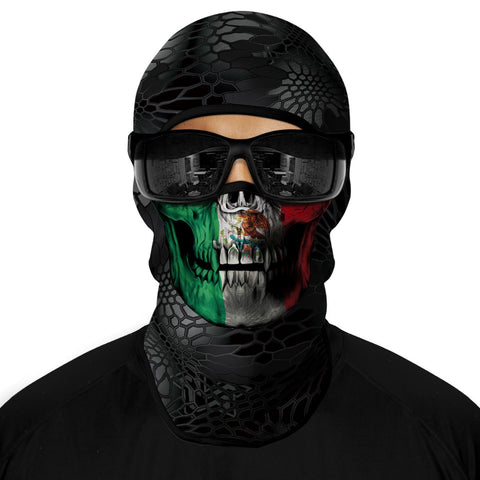 5pc Ski Mask Motorcycle Full Face Mask Outdoor Tactical Hood Headwear Mask Ghosts Skull Mask Men Women for Halloween In Australia - Darrahopens