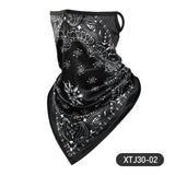 5pc Scarf Mask Bandana with Ear Loops , Neck Gaiter  Dust  Sun Protection Outdoors Face Mask for Women Men In Australia - Darrahopens